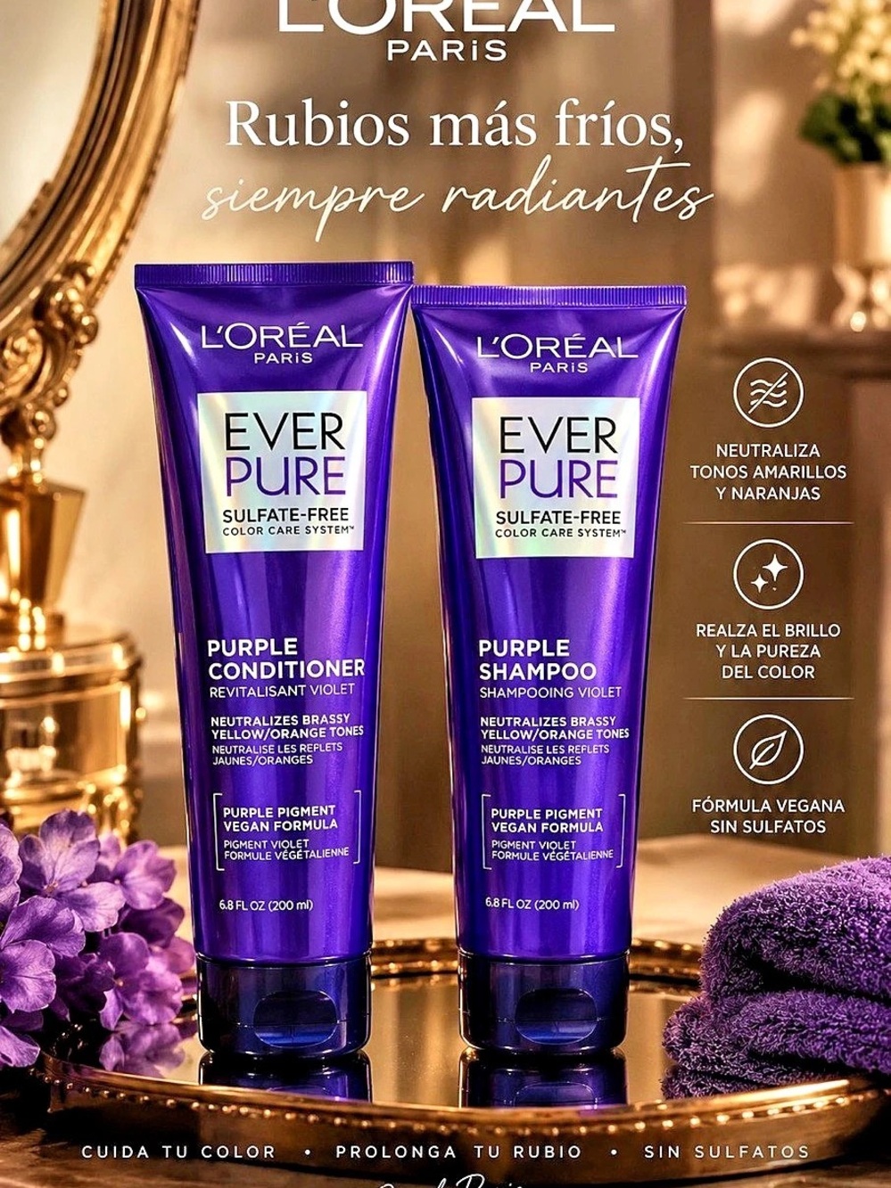 L'Oréal Paris EverPure Purple Shampoo and Conditioner Purple Shampoo &